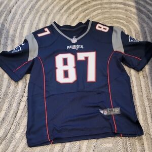 Nike Patriots Jersey - Blue and Gray